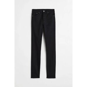 H&M &Denim Shaping Skinny Jeans Black No Fade High Waist‎ 25/30 NWT